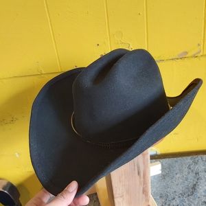 Western style wool felt hat